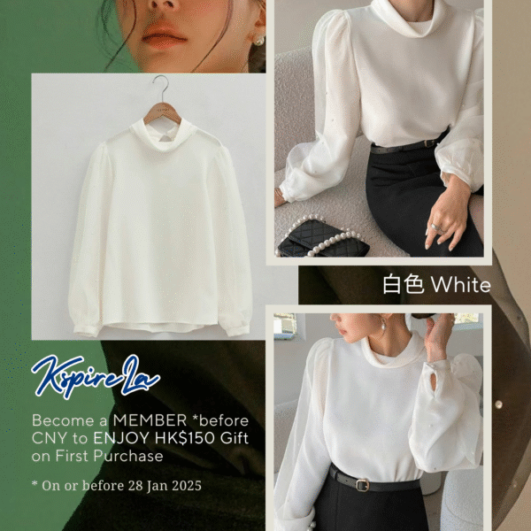 M1556BL1E_雪紡襯衫 - Image 2