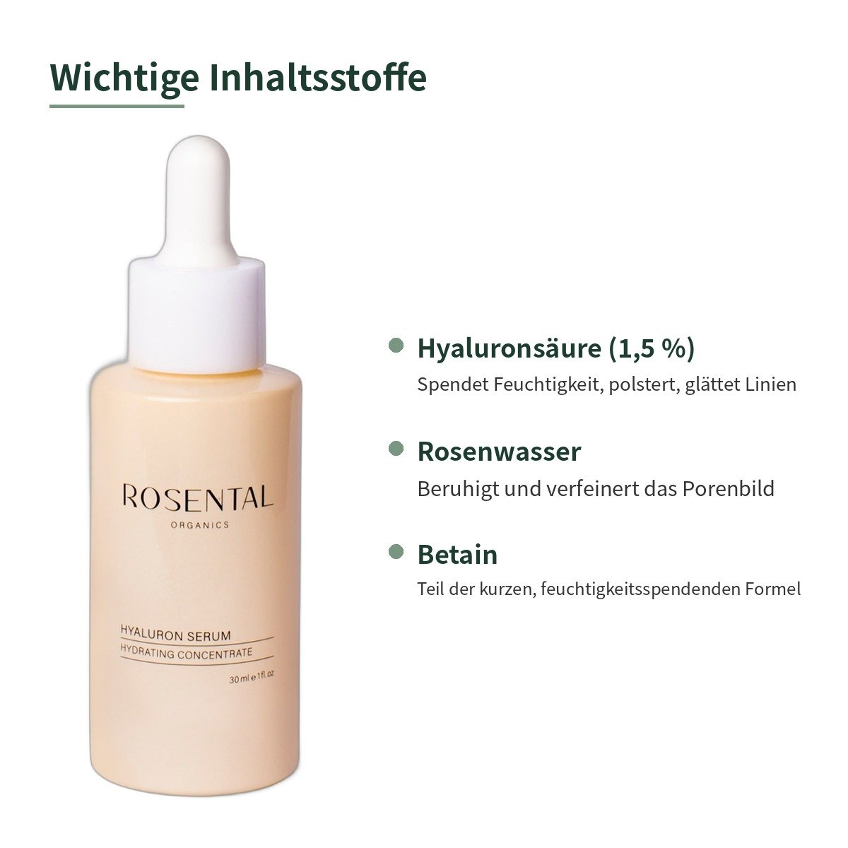 rosental organics hyaluron serum slow aging concentrate 30ml 3 de rosental organics hyaluron serum slow aging concentrate 30ml 3 de